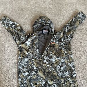 Sitka Ambient 100 Rare And Discontinued Quarter Zip Hood EVII